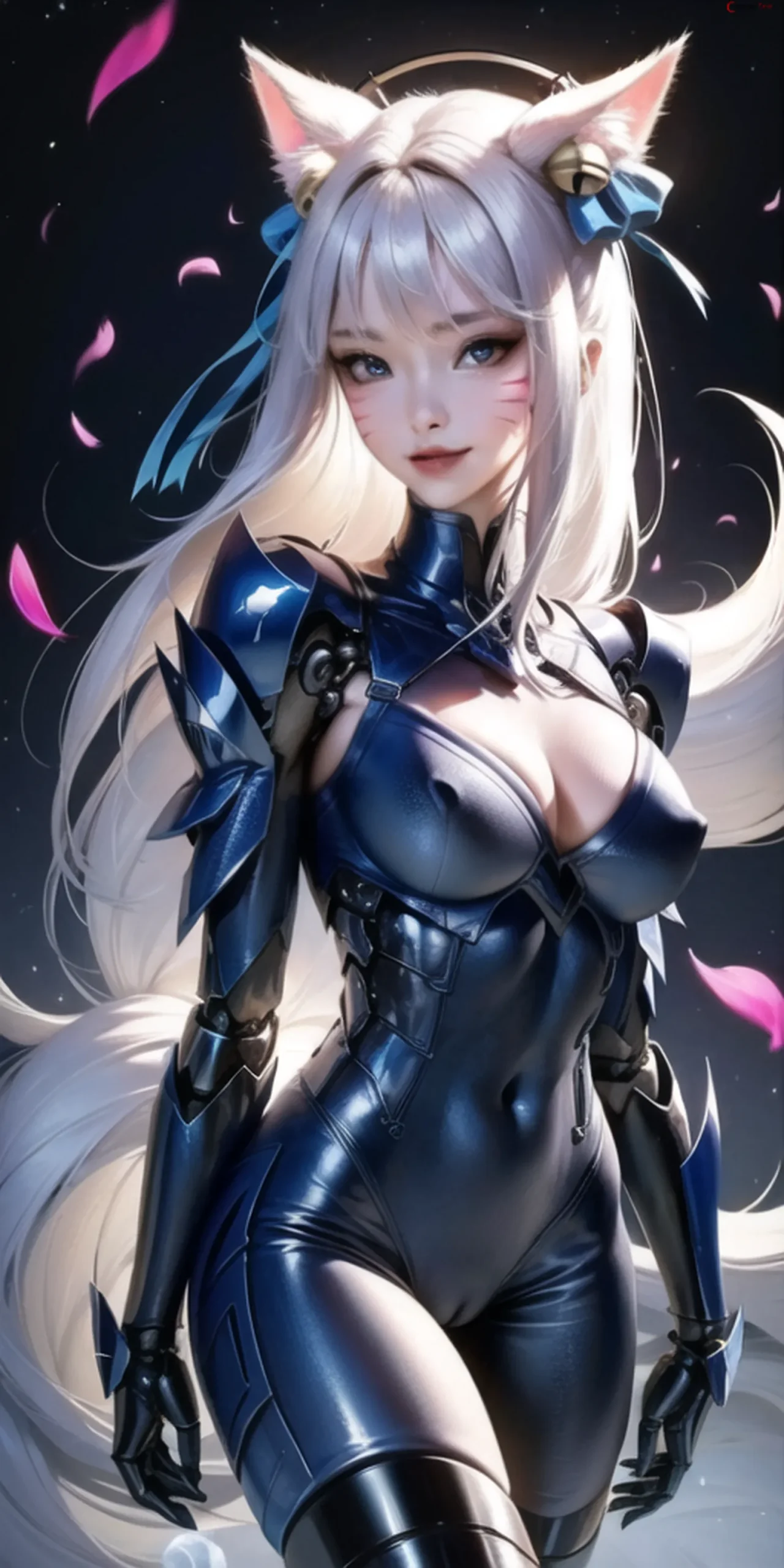 Sự kết hợp hoàn hảo giữa Ahri và phong cách anime lãng mạn
