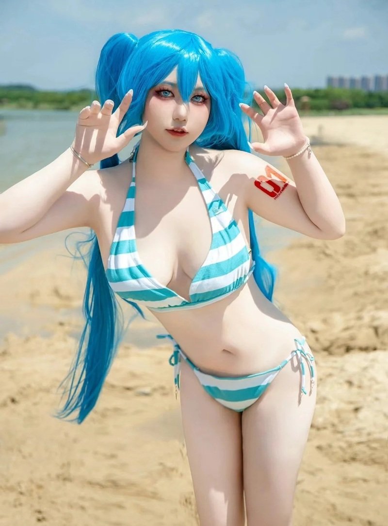 Ảnh cosplay bikini chất lượng 4K sắc nét dành cho game thủ