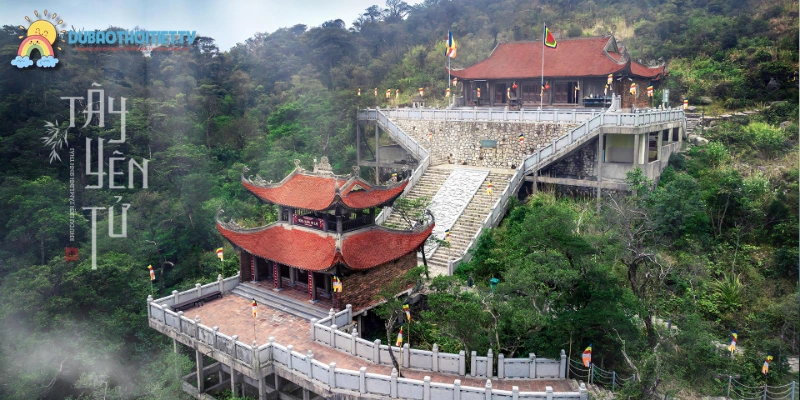 Địa hình của Tây Yên Tử chủ yếu là đồi núi và sườn dốc