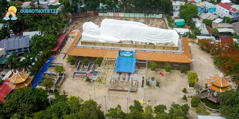 Tượng Phật nằm kỷ lục châu Á tại di tích chùa Hội Khánh
