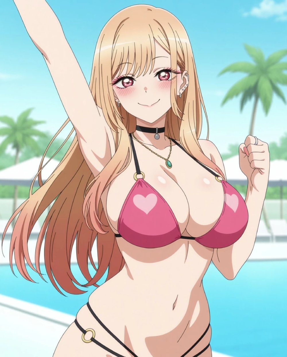 Nét đẹp anime ngực bự toát lên vẻ sang trọng quyền quý