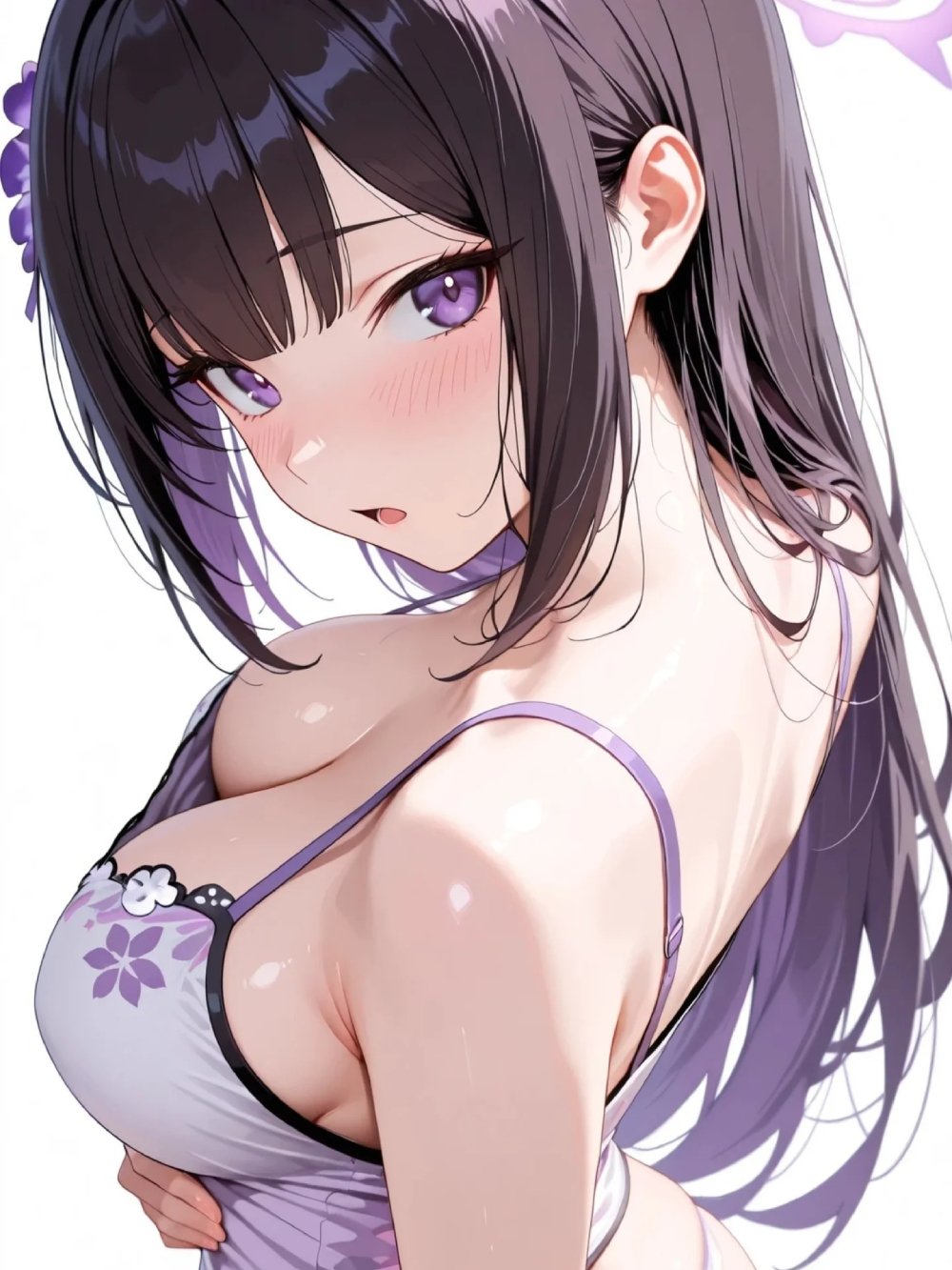 Vẻ đẹp lung linh của anime ngực bự dưới ánh đèn đêm
