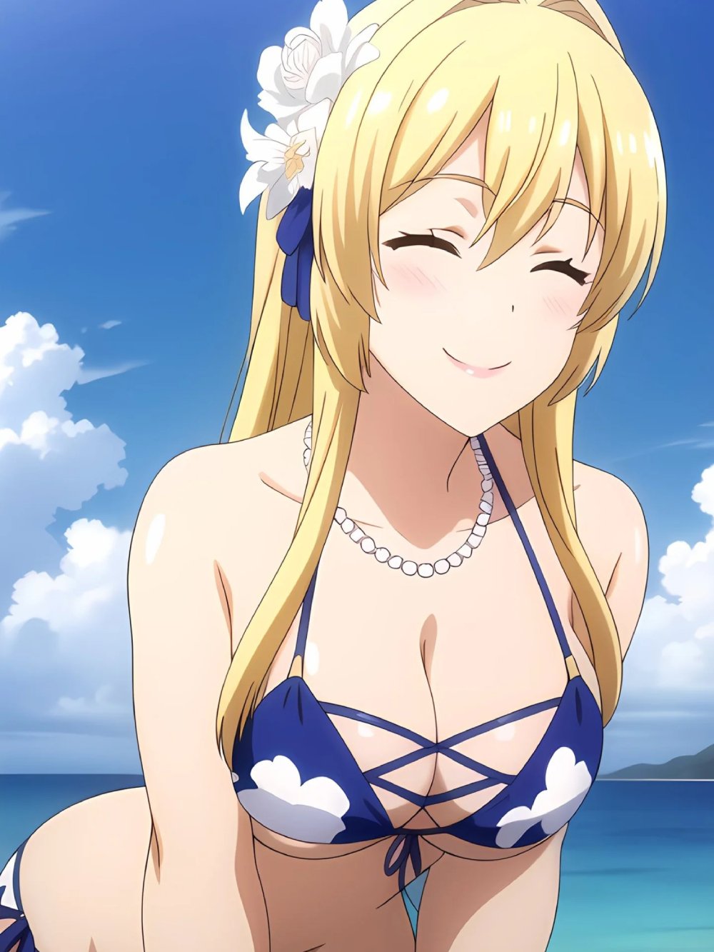 Ảnh anime ngực bự phong cách chiến binh fantasy gợi cảm