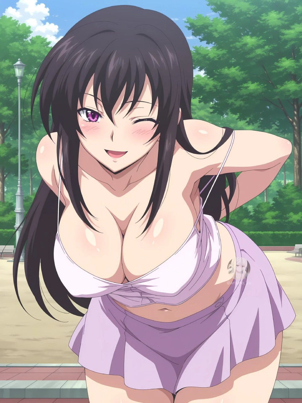 Thần thái tự tin của anime ngực bự trong mọi khung hình