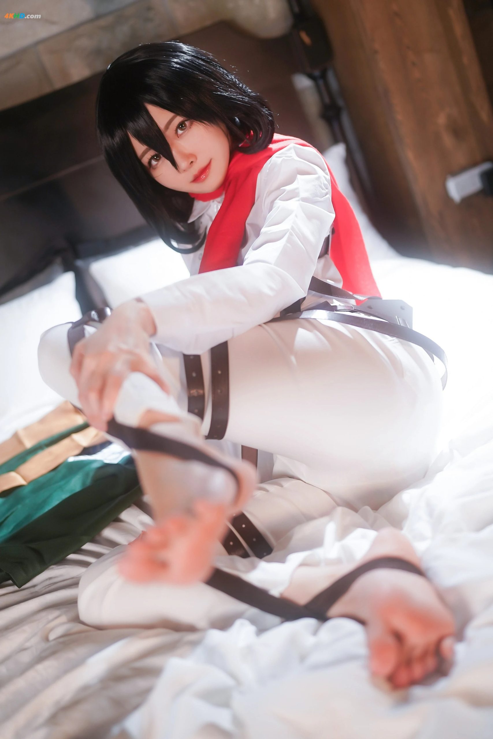 Cosplay Mikasa Ackerman mang lại cảm hứng rực cháy ngày hè