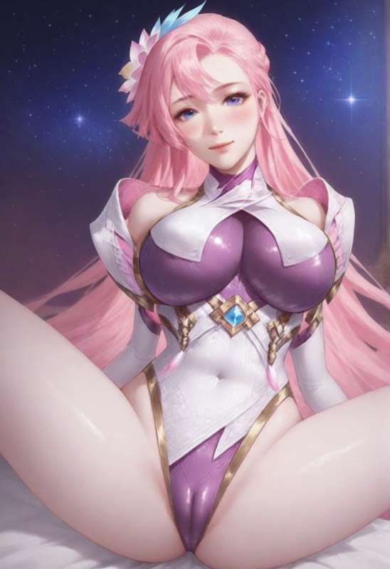 Hentai Điêu Thuyền AoV tư thế nằm nghiêng khoe đường cong mềm mại