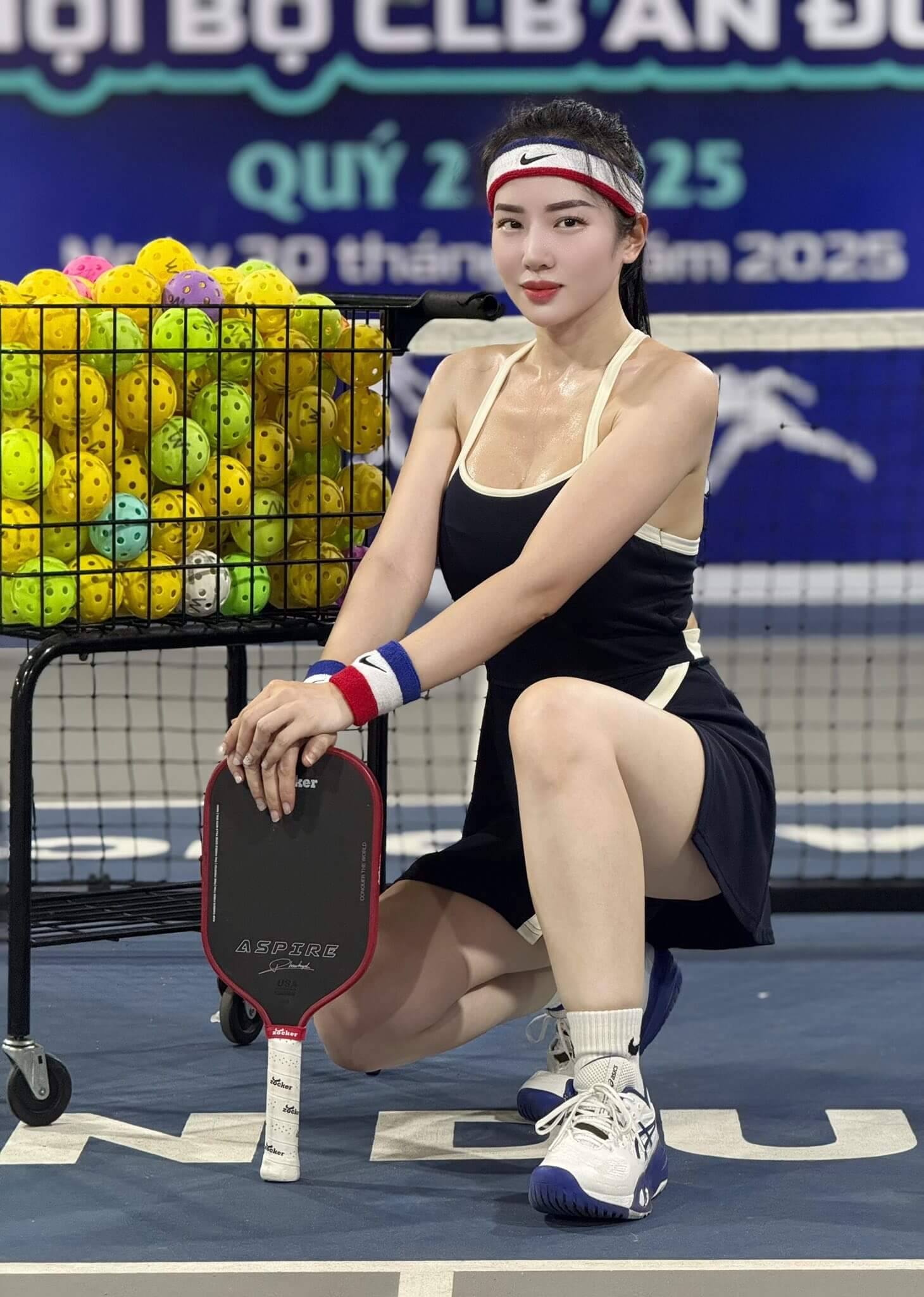 Girl xinh pickleball khoe vóc dáng cực cháy và làn da mịn màng