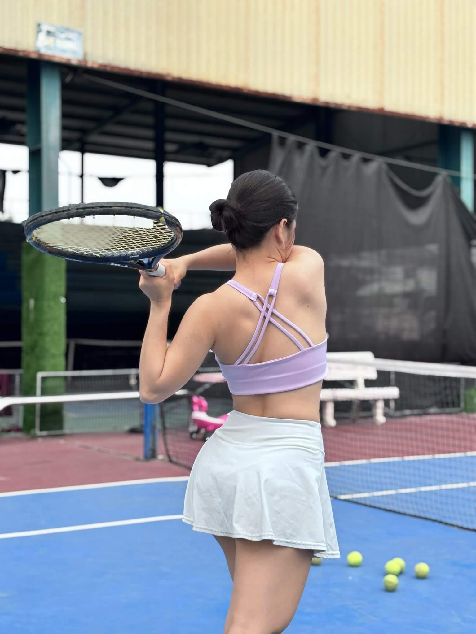 Gái xinh pickleball khoe vẻ đẹp khỏe khoắn và đường cong quyến rũ