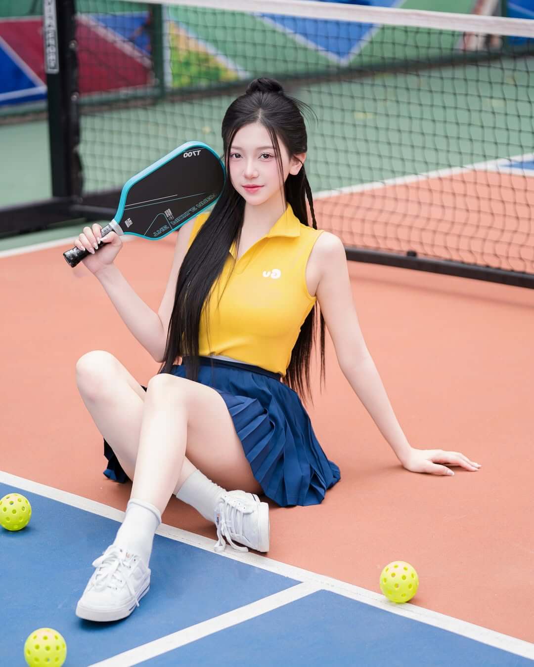 Gái xinh pickleball xinh đẹp lôi cuốn trong từng khoảnh khắc