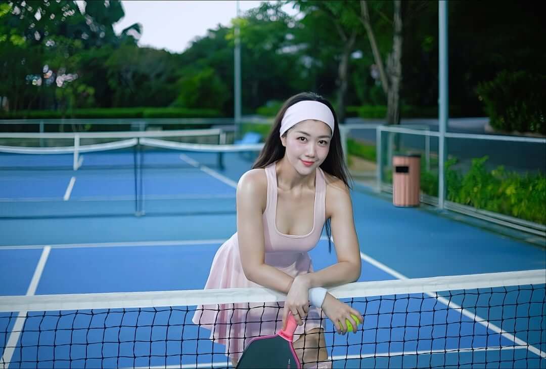 Sức cuốn hút từ vẻ ngoài xinh xắn và gợi cảm của girl xinh pickleball