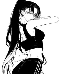 119+ Ảnh Anime Nữ Trắng Đen Nghệ Thuật Đốn Tim Người Xem