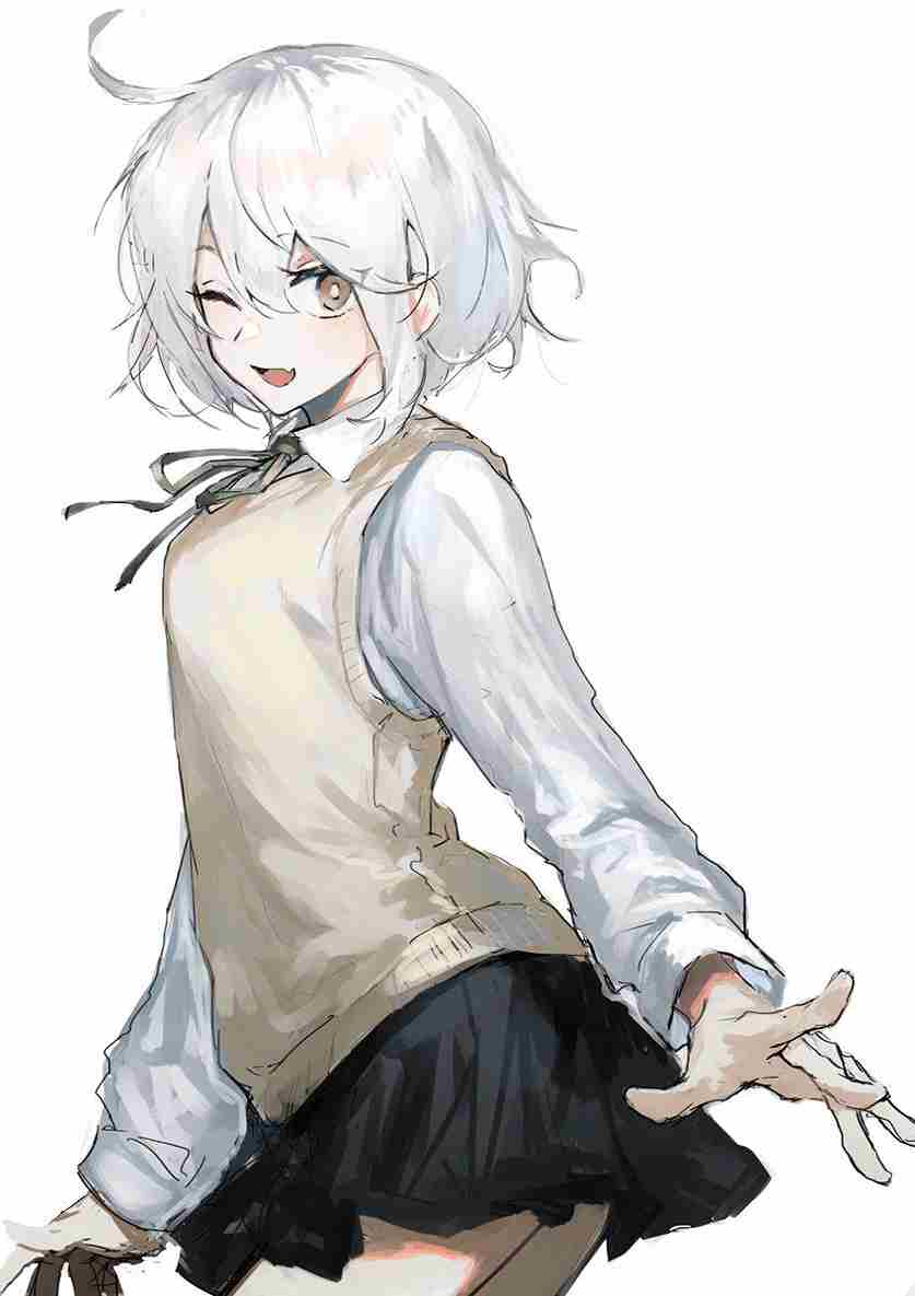 Anime Girl Tóc Ngắn 14