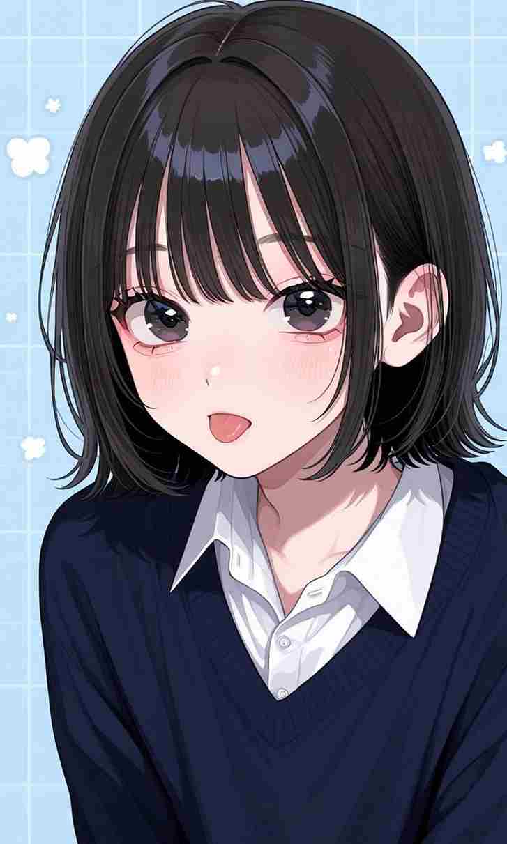 Anime Girl Tóc Ngắn 16