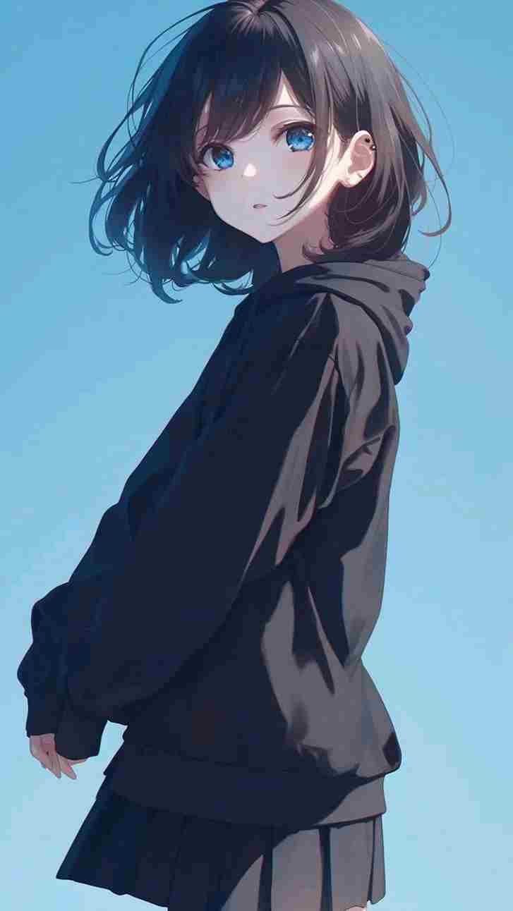 Anime Girl Tóc Ngắn 17