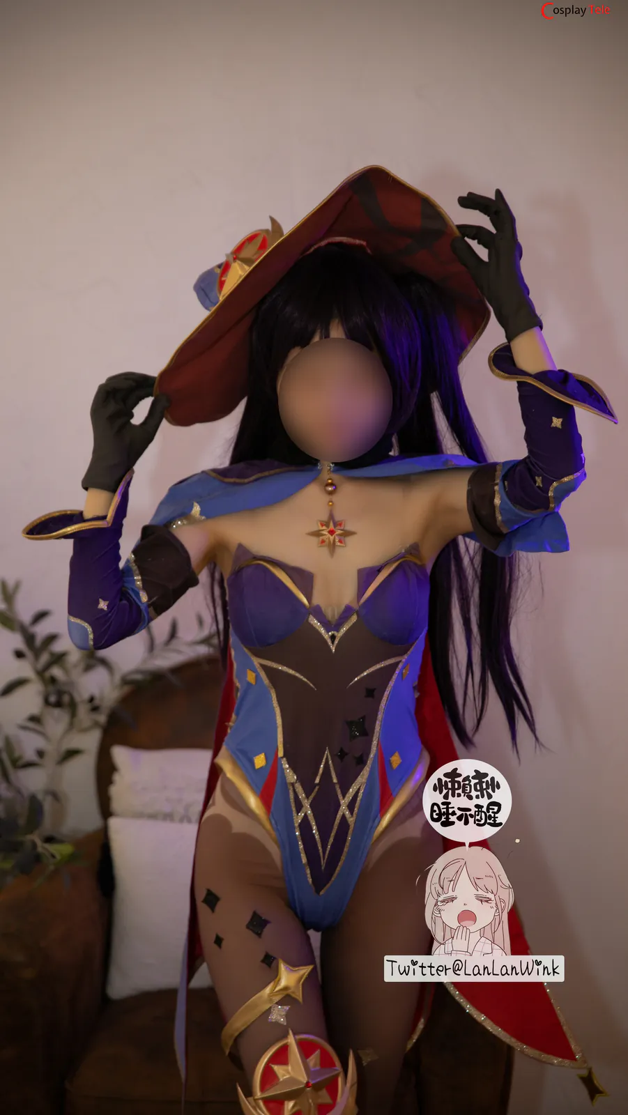 LanLanWink cosplay Mona 3
