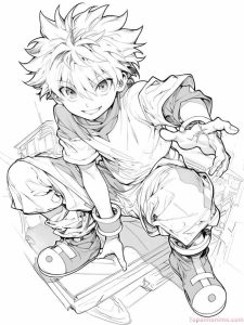 119+ Ảnh Anime Nam Trắng Đen Tuyệt Đẹp Cho Người Hâm Mộ