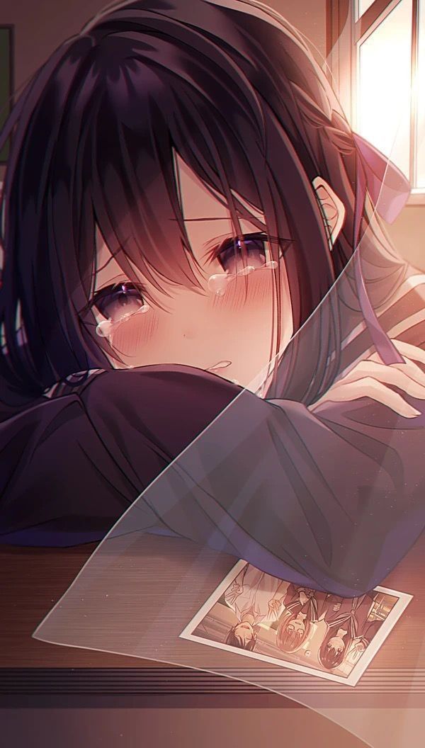 Ảnh Anime Nữ Buồn 13