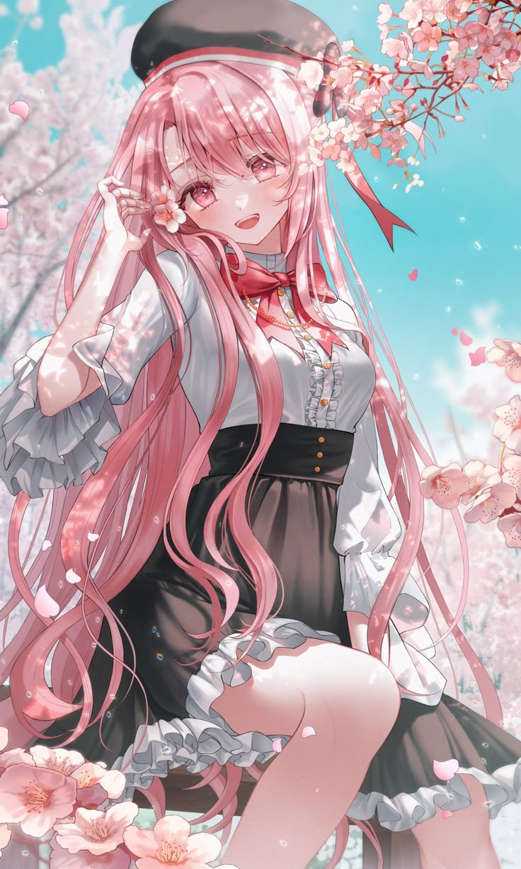 Ảnh Anime Nữ Tóc Hồng 14