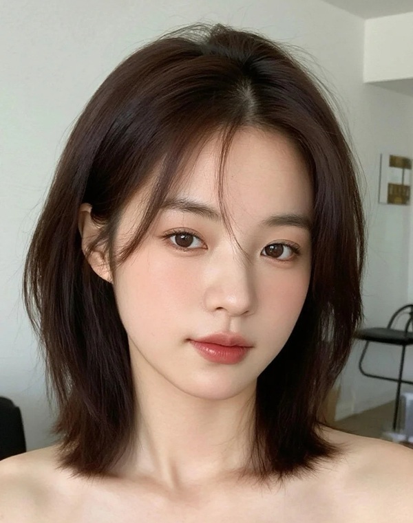 Ảnh Gái Xinh Tóc Ngang Vai 2k3 29