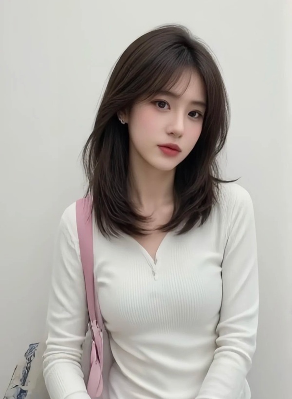 Ảnh Gái Xinh Tóc Ngang Vai 2k3 14