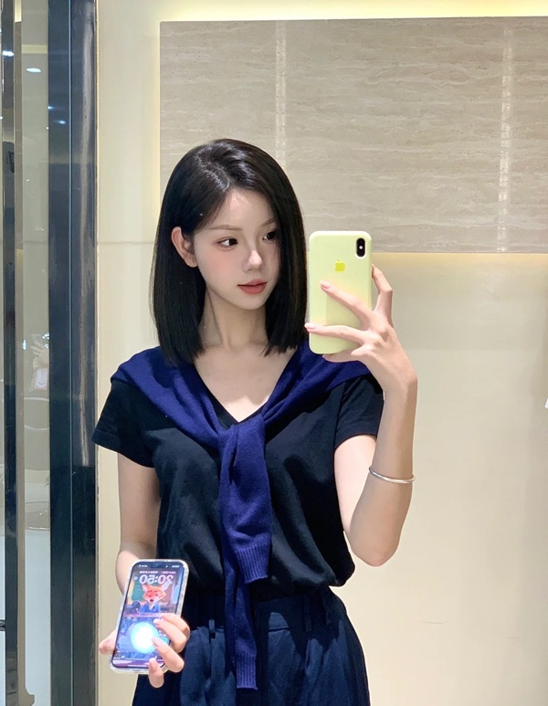 Ảnh Gái Xinh Tóc Ngang Vai 2k3 40