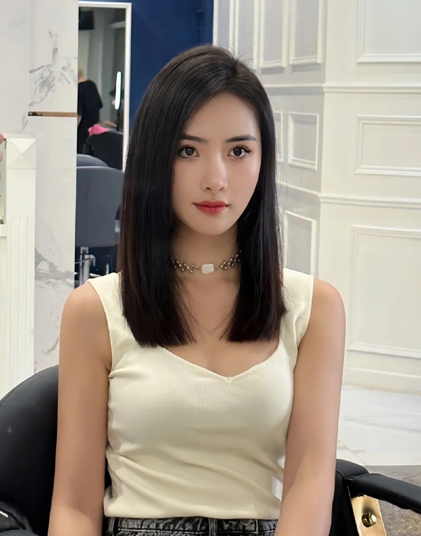 Ảnh Gái Xinh Tóc Ngang Vai 2k3 13