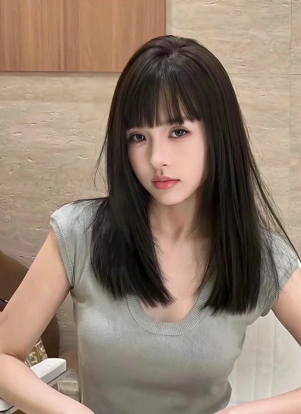 Ảnh Gái Xinh Tóc Ngang Vai 2k3 8
