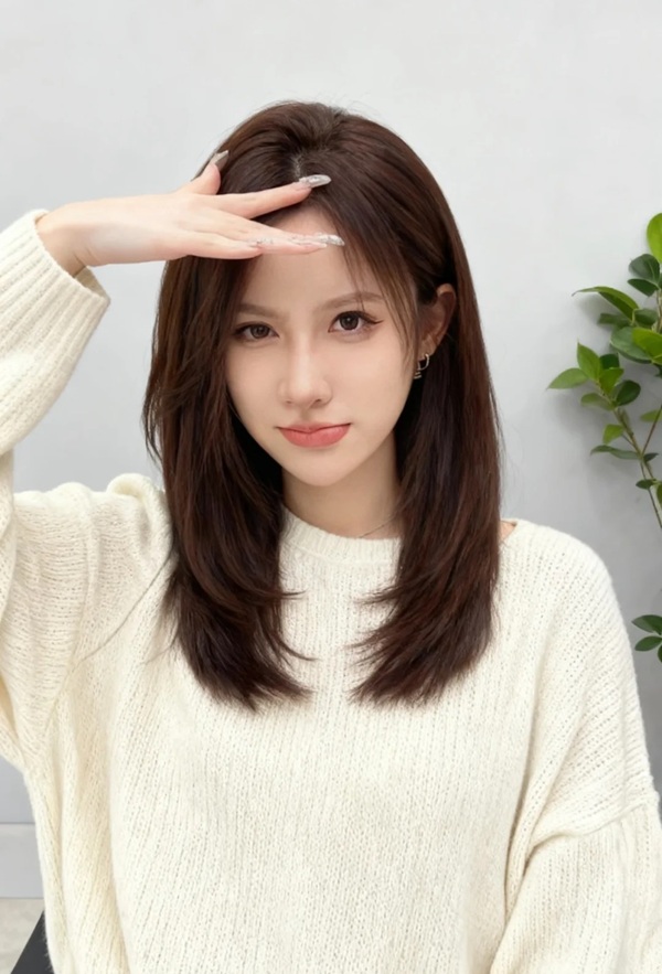Ảnh Gái Xinh Tóc Ngang Vai 2k3 5