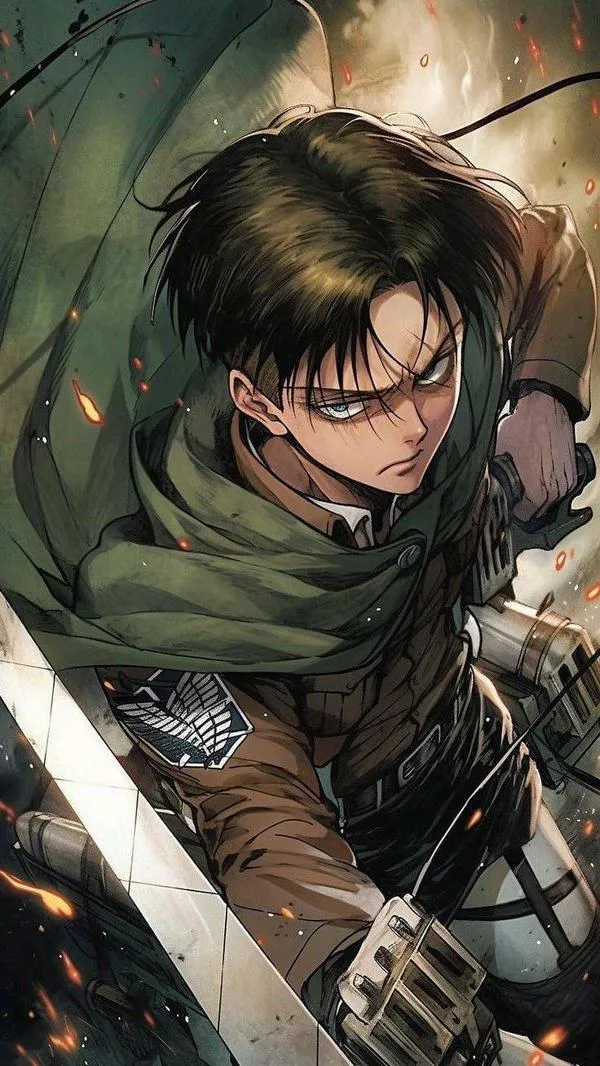 Ảnh Hình Nền Levi Ackerman ngầu 6