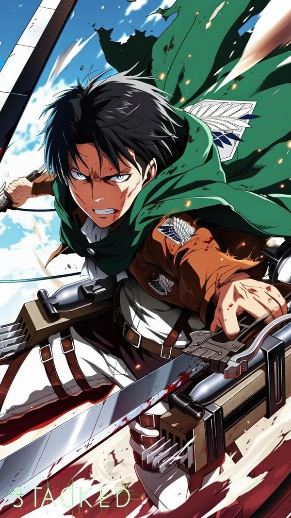 Ảnh Hình Nền Levi Ackerman ngầu 7