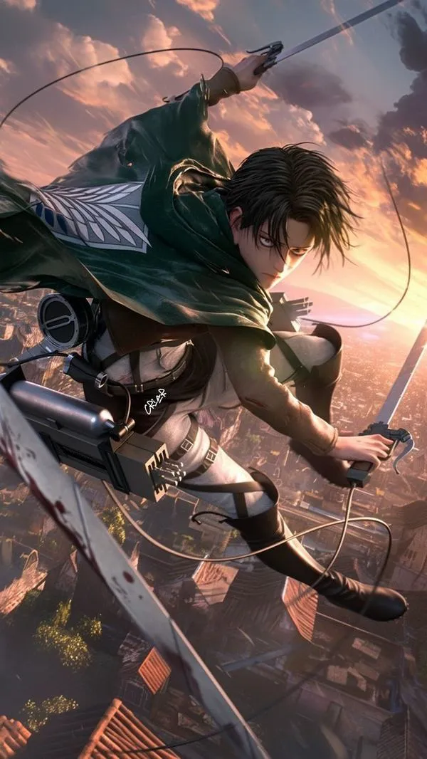 Ảnh Hình Nền Levi Ackerman ngầu 45