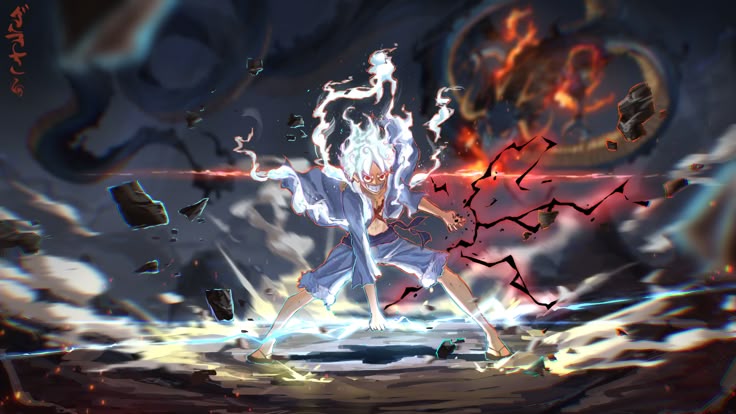 hình Luffy Gear 5 3