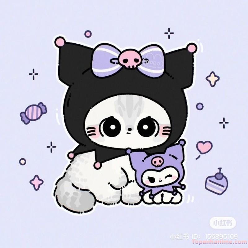ảnh mèo chibi 3