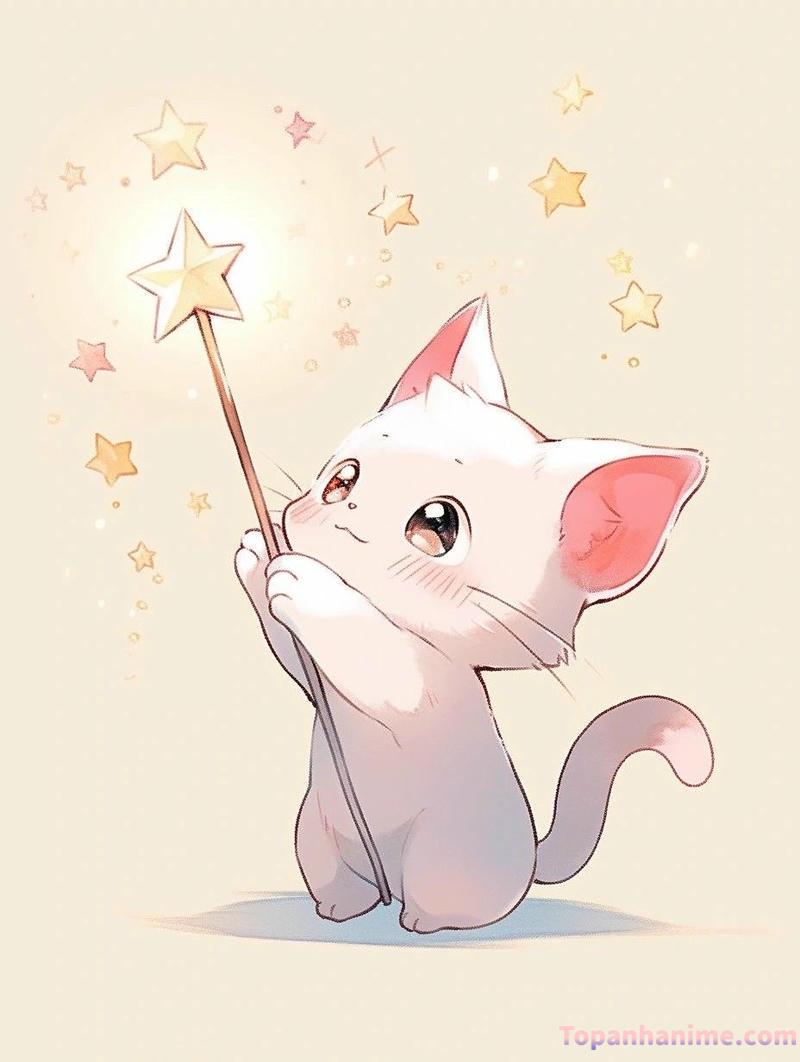 ảnh mèo chibi 5