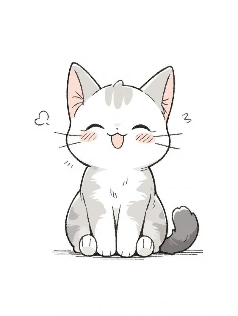 ảnh mèo chibi 34