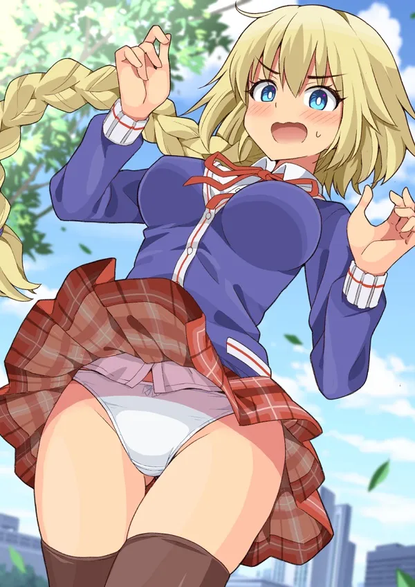 Ảnh tốc váy anime 17