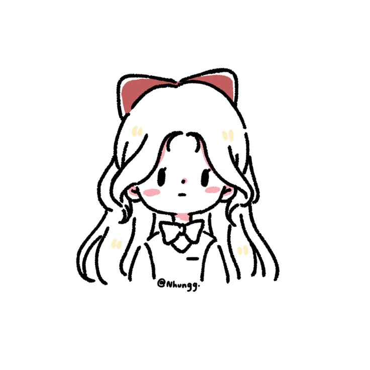 Chibi Girl Cute Dễ Vẽ 14