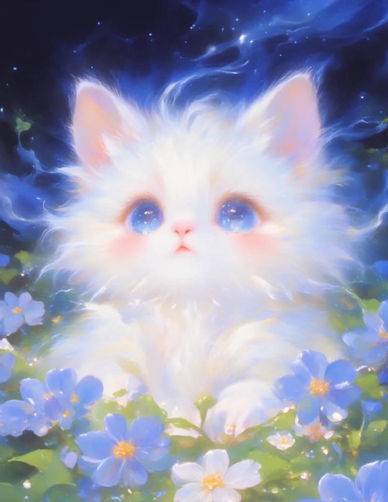 ảnh mèo anime 23