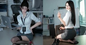 Tuyển tập 129+ ảnh gái xinh công sở quyến rũ, khoe đường cong sexy