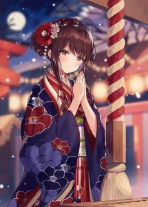 179+ Hình Ảnh Anime Gái Mặc Kimono Đẹp Mê Mẩn Làm Say Đắm Lòng Người