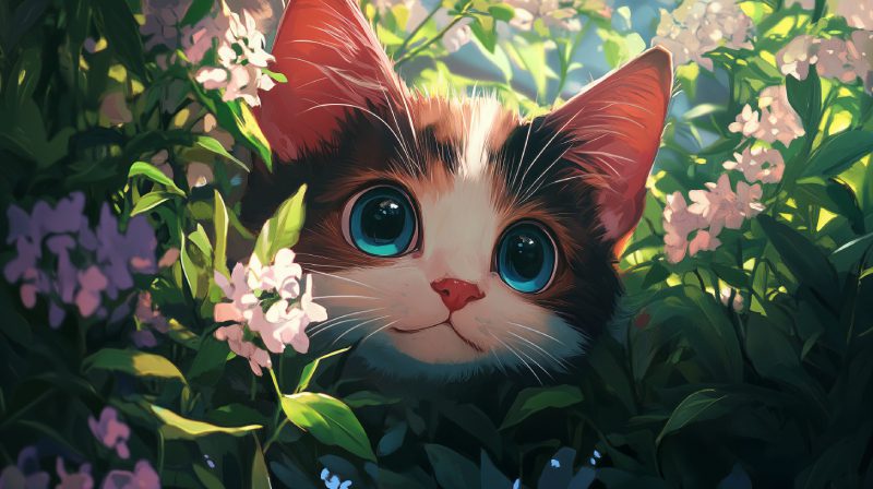 mèo anime 16