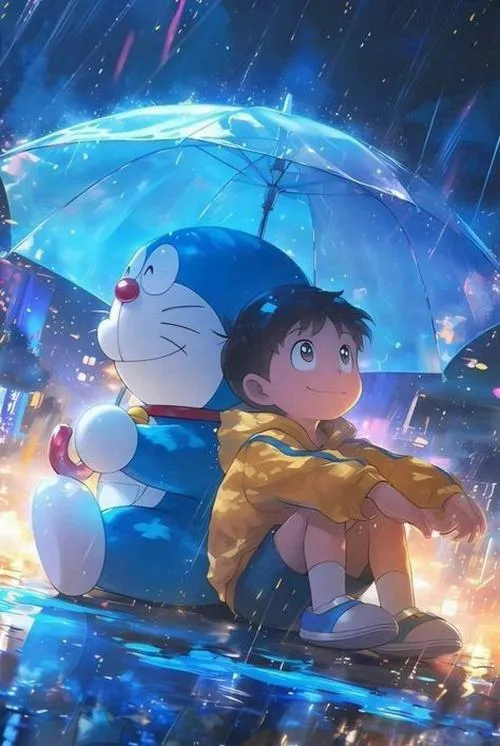 Hình Ảnh Nobita và Doremon cute 18