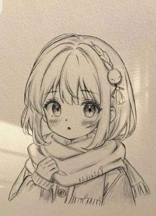Hình Vẽ Anime Cute 6