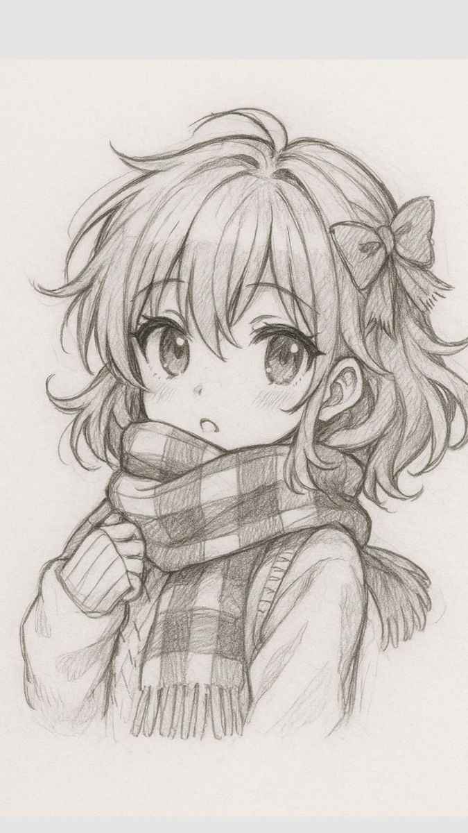 Hình Vẽ Anime Cute 8