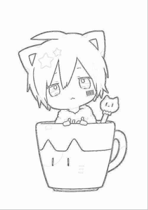 Hình Vẽ Anime Cute 13