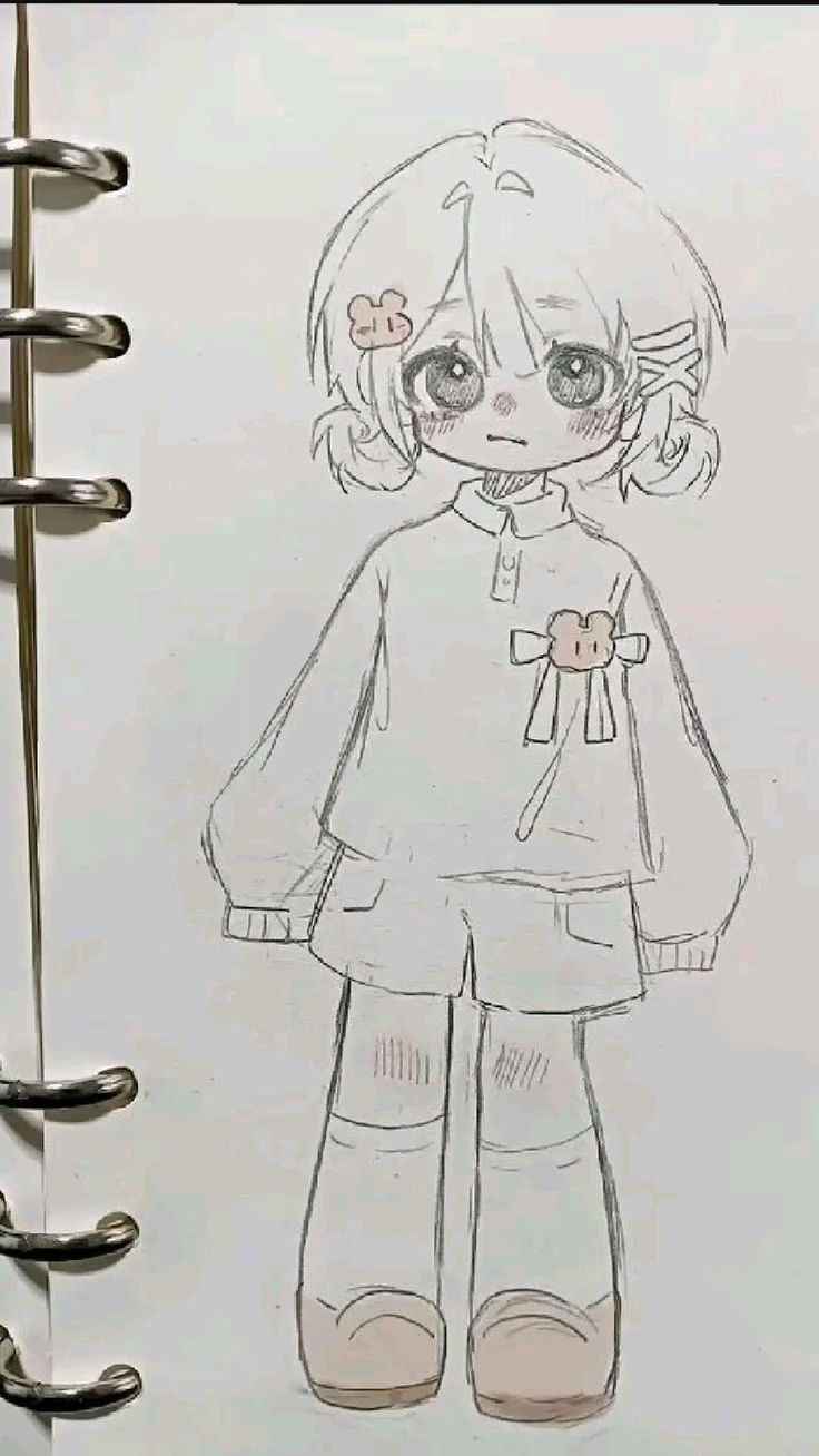 Hình Vẽ Anime Cute 16