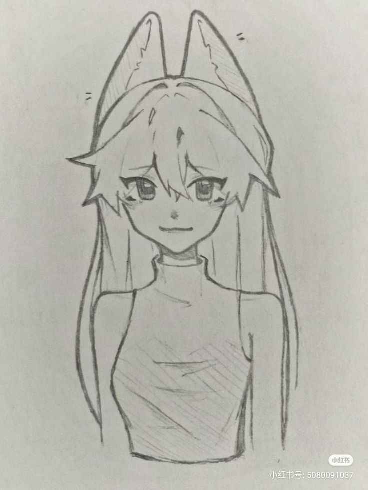 Hình Vẽ Anime Cute 2