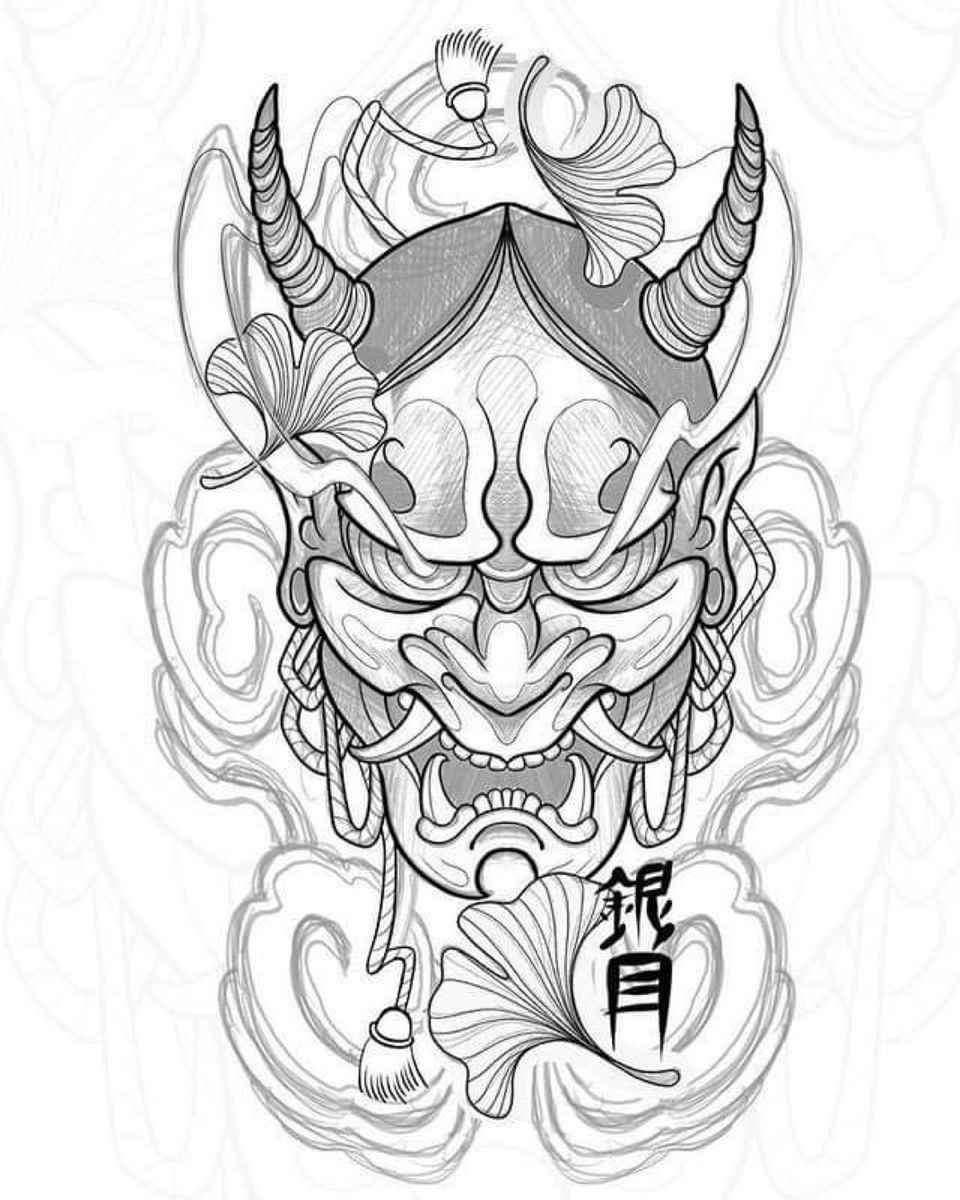 Hình Xăm Mặt Quỷ 16