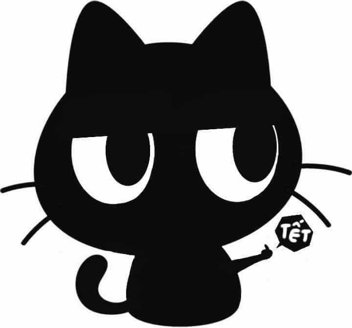 Mèo đen anime 5