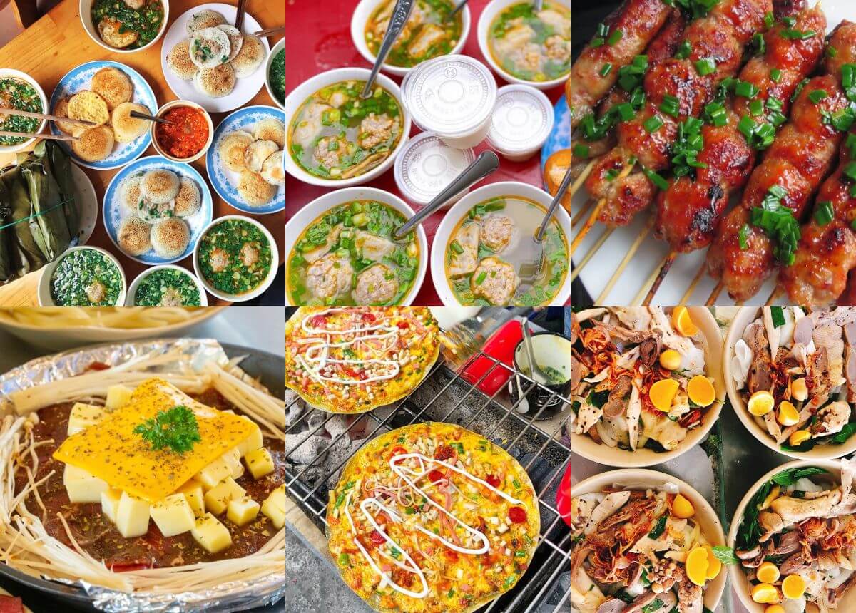 Ẩm thực đa dạng tại thành phố ngàn hoa.